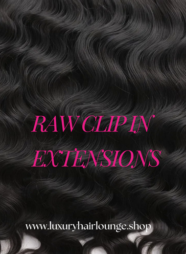 RAW CAMBODIAN CLIP-IN EXTENSIONS