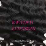 RAW CAMBODIAN CLIP-IN EXTENSIONS (COLORED)