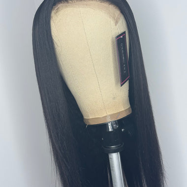 KINKY STRAIGHT CLOSURE WIG