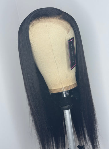 KINKY STRAIGHT CLOSURE WIG