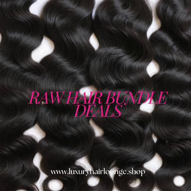 LUXURY RAW HAIR BUNDLE DEALS